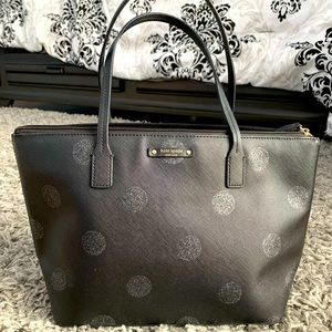 Kate Spade Hani Haven Lane Glitter Tote